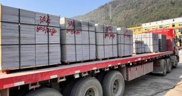 福州 芝麻灰地铺石出货日常