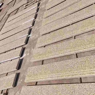 福州 黄金麻花岗岩光面楼梯踏步