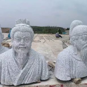 福州 白麻花岗岩石材人物立体雕刻