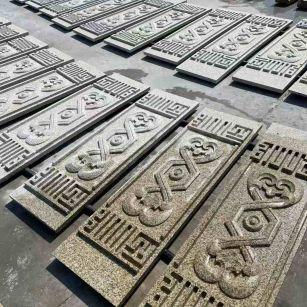 福州 黄金麻花岗岩外墙雕刻板