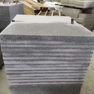 福州 芝麻白5公分火烧地铺成品，900*400，规格可定制