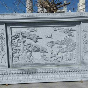 福州 芝麻白大型照壁，屏风，影壁