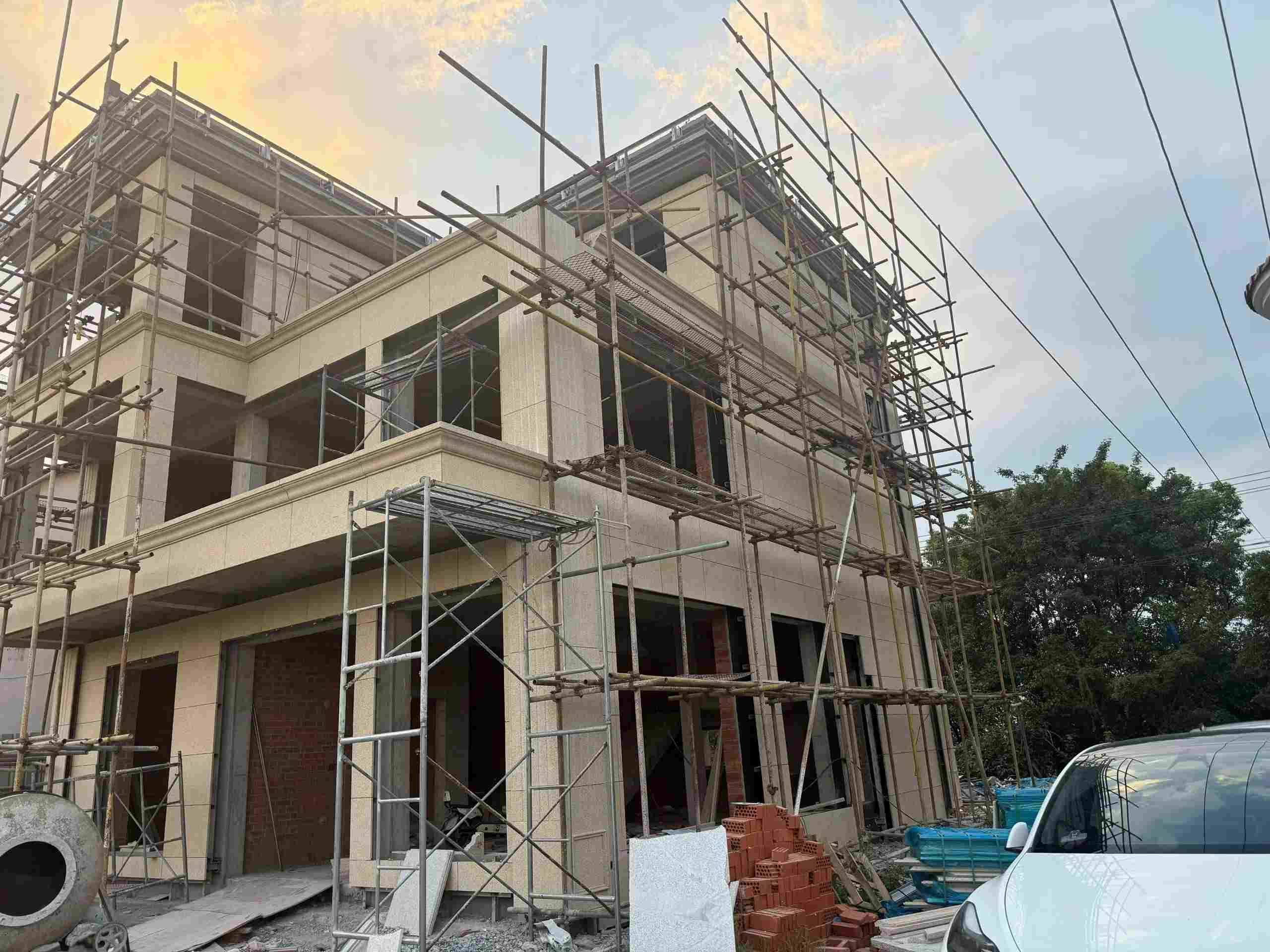 福州 黄金麻荔枝面花岗岩外墙干挂