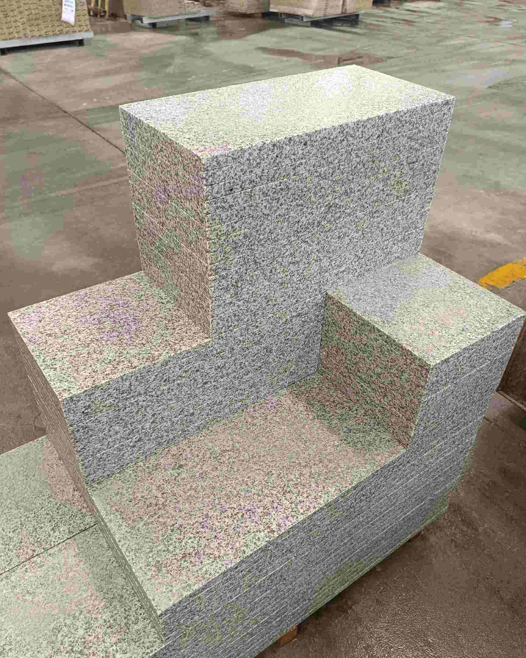 福州 白麻花岗岩荔枝面地铺石