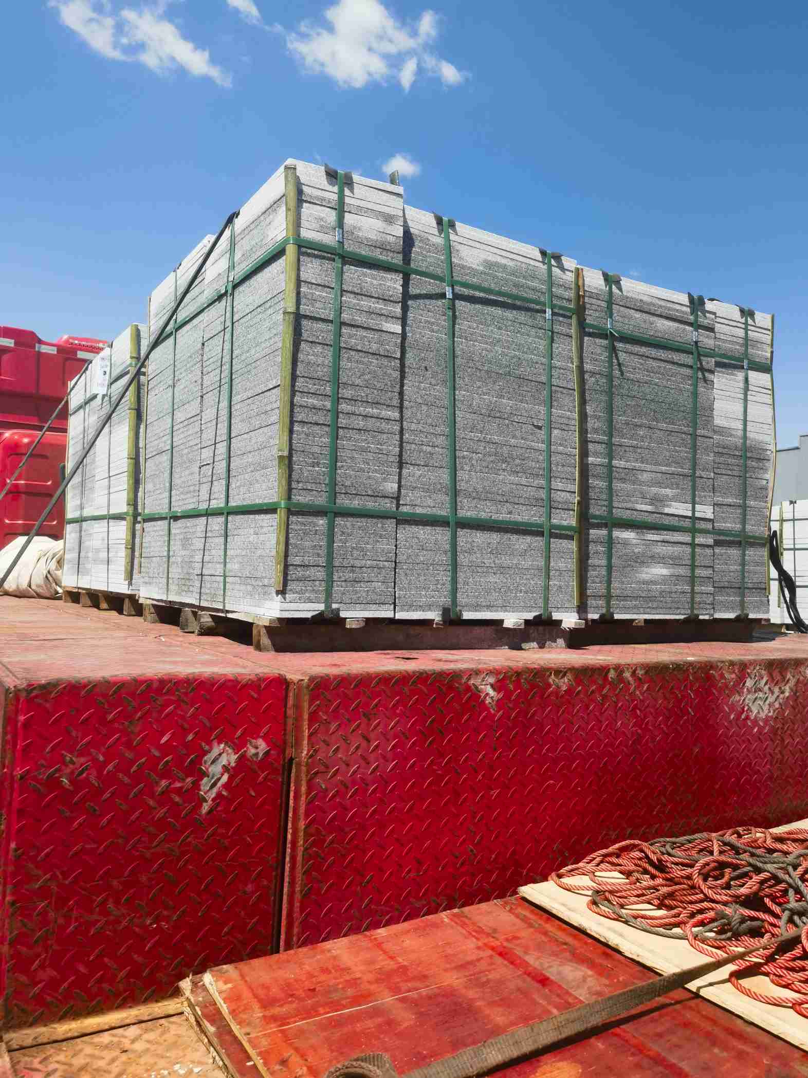 福州 芝麻白火烧规格板地铺石300*600/600*600