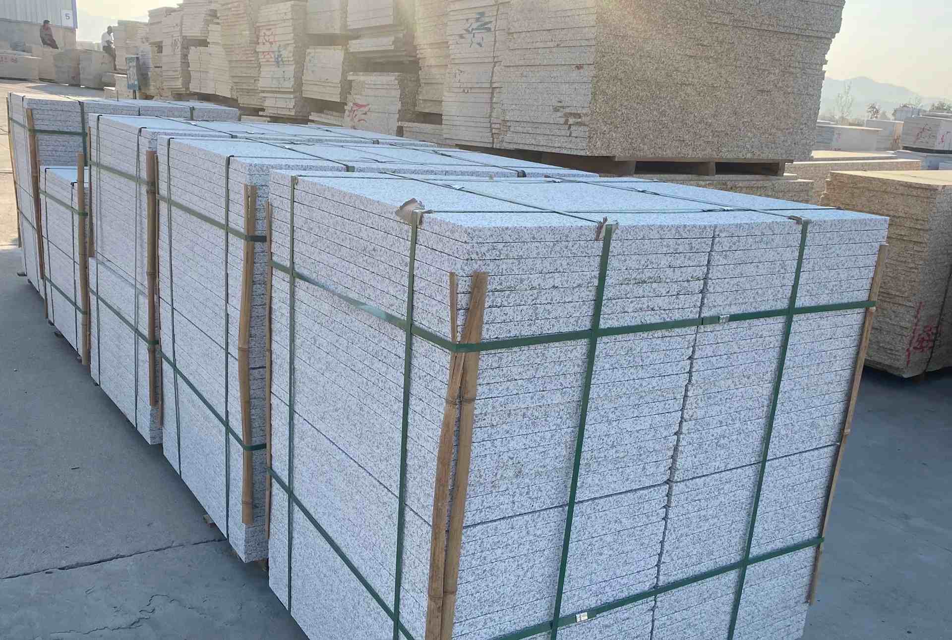 福州 白麻花岗岩荔枝面地铺石