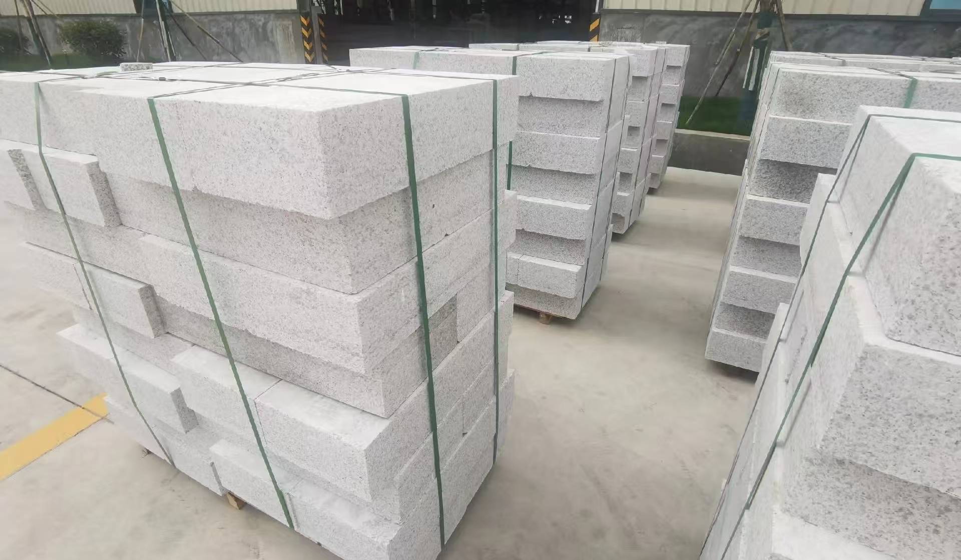 福州 白麻花岗岩路沿石，立缘石，平缘石，路牙石，道牙石，马路牙子等