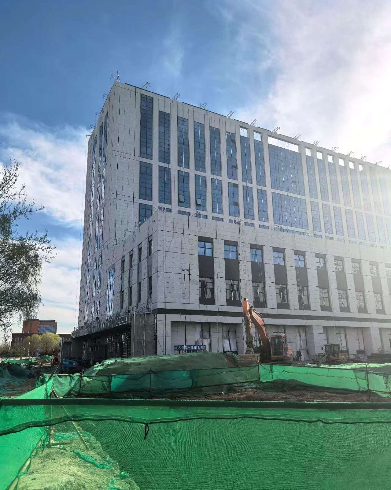 福州 白麻花岗岩石材外墙干挂